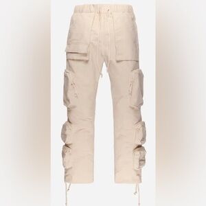 Whoisjacov Six Pocket Cargo Pants, Mud, sz L